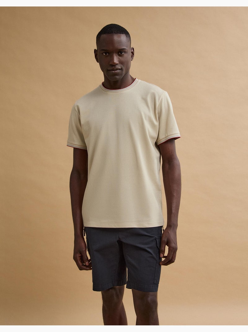 Camiseta de piqué, MO Fashion Gris - Kiabi