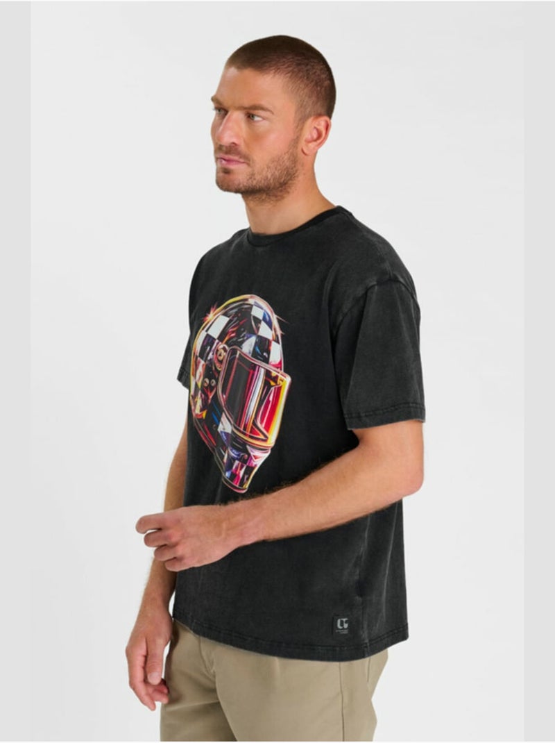 Camiseta de Pogi «Le Temps des Cerises» Negro - Kiabi