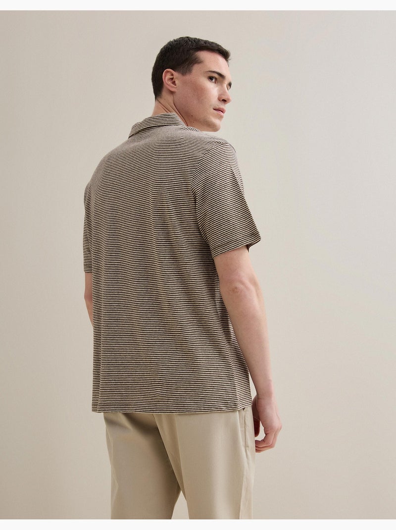 Camiseta de polo, MO Fashion Marrón - Kiabi