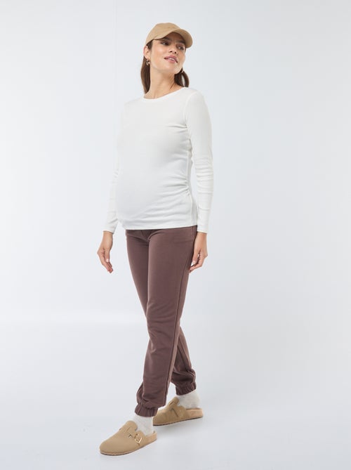 Camiseta de premamá de canalé - Kiabi