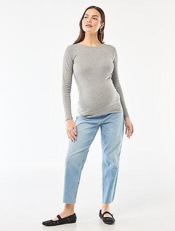 Camiseta de premamá de canalé