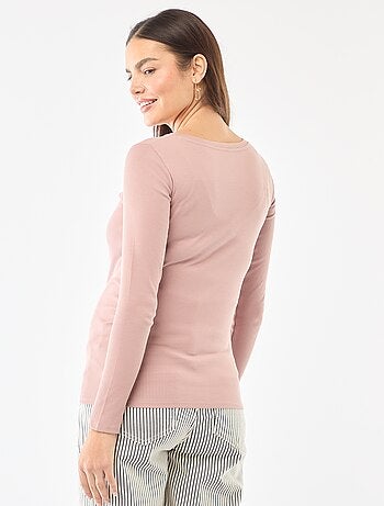 Camiseta de premamá de canalé