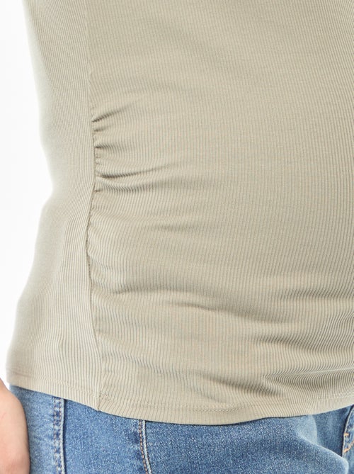 Camiseta de premamá de canalé - Kiabi