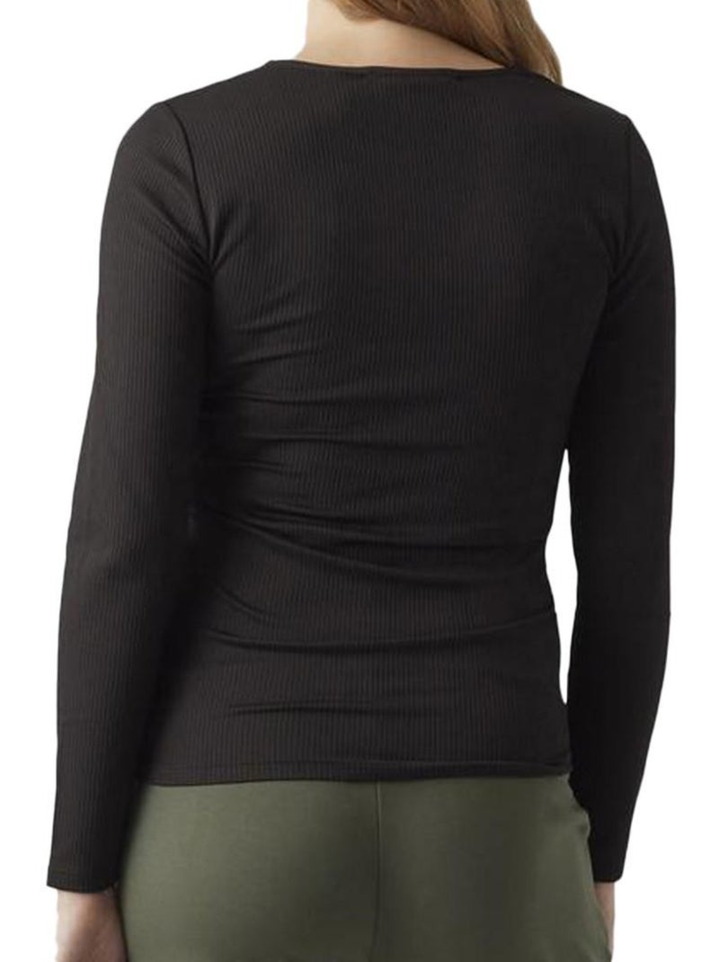 Camiseta de Premamá para Mujer Vero Moda Maternity Negro - Kiabi