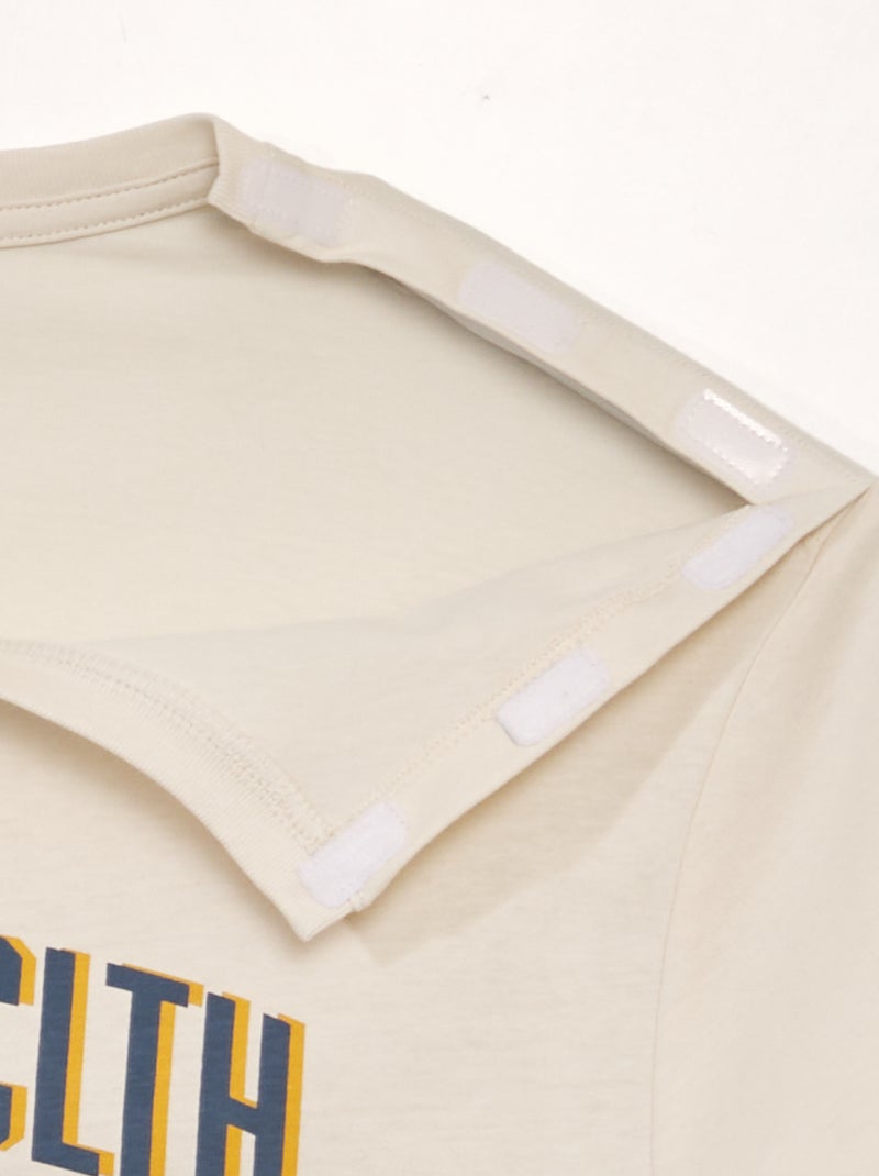 Camiseta de punto - colección fácil de poner BEIGE - Kiabi