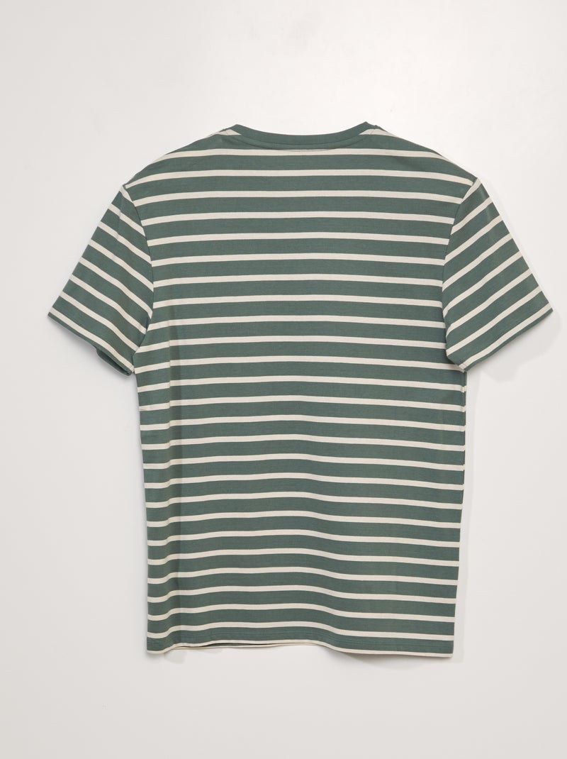 Camiseta de punto - colección fácil de poner KAKI - Kiabi