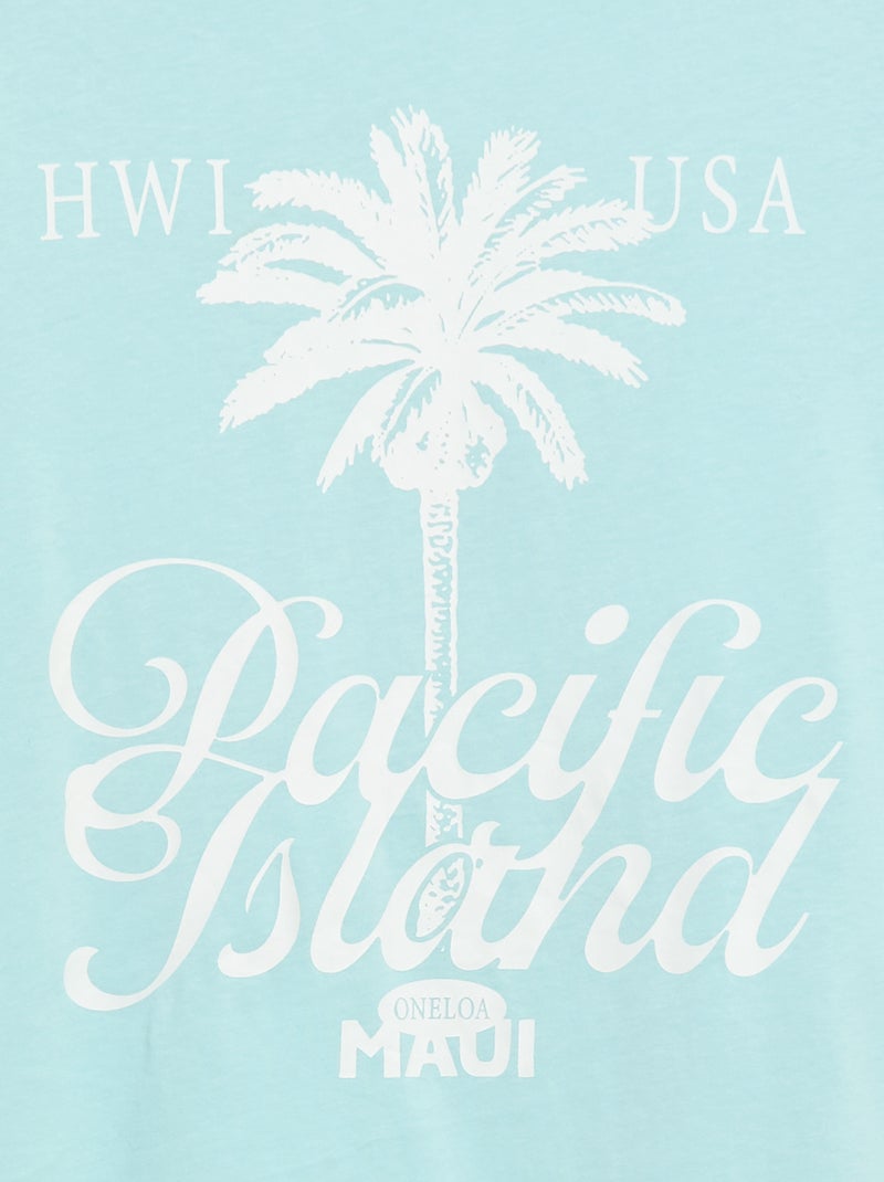 Camiseta de punto - Fácil de Poner Azul - Kiabi
