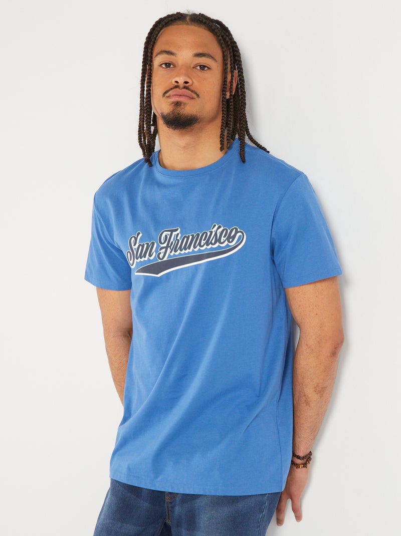 Camiseta de punto - So Easy AZUL - Kiabi