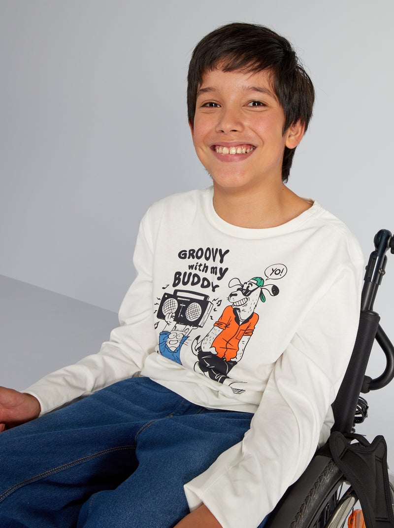 Camiseta de punto - So Easy BLANCO - Kiabi