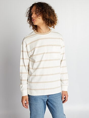 Camiseta de punto a rayas - Kiabi