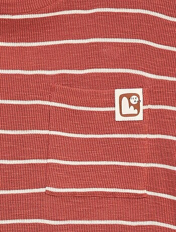 Camiseta de punto a rayas