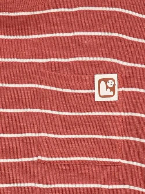 Camiseta de punto a rayas - Kiabi