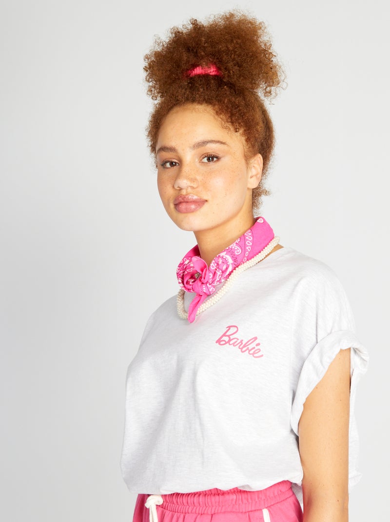 Camiseta de punto 'Barbie' GRIS - Kiabi
