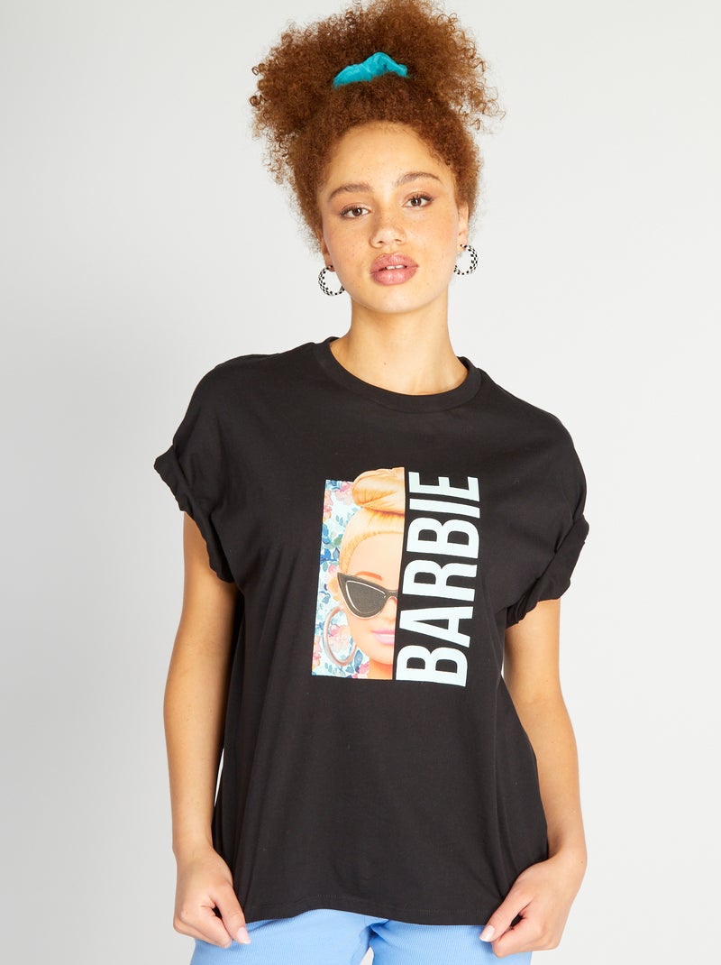 Camiseta de punto 'Barbie' negro - Kiabi