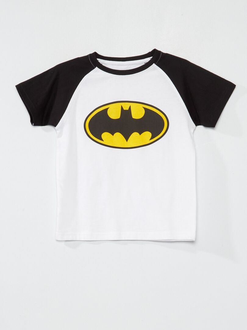 Camiseta de punto 'Batman' blanco/negro - Kiabi