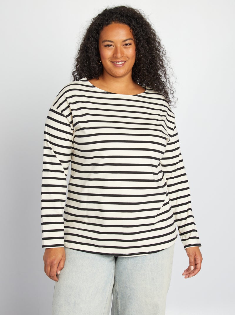 Camiseta de punto BLANCO - Kiabi