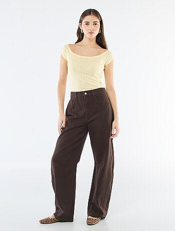 Camiseta de punto calado