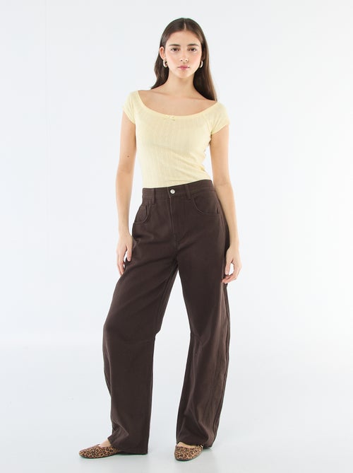 Camiseta de punto calado - Kiabi