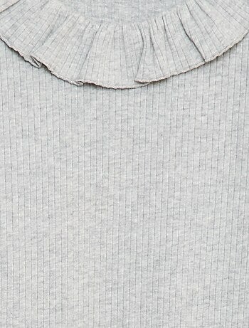 Camiseta de punto canalé