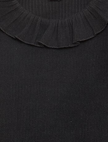 Camiseta de punto canalé