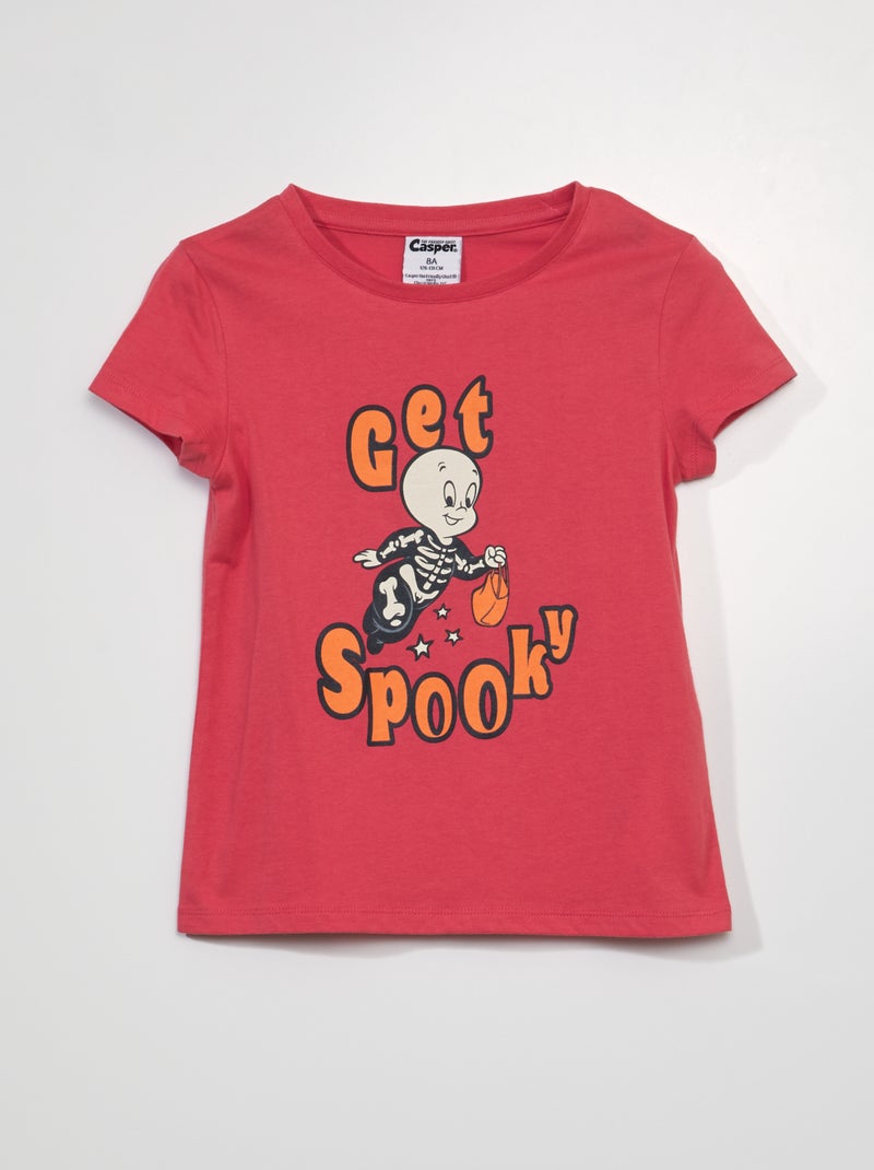 Camiseta de punto 'Casper' Halloween ROSA - Kiabi