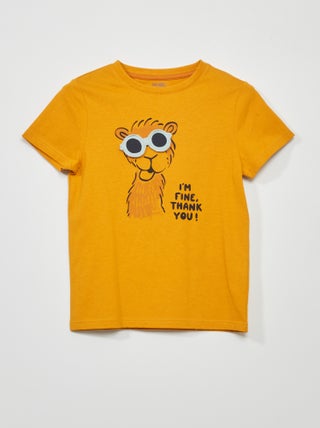 Camiseta de punto con animación