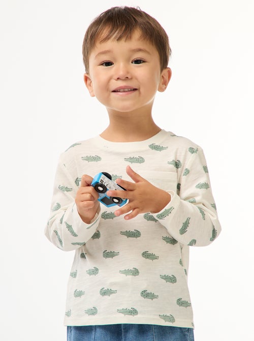 Camiseta de punto con bolsillo en el pecho - Kiabi