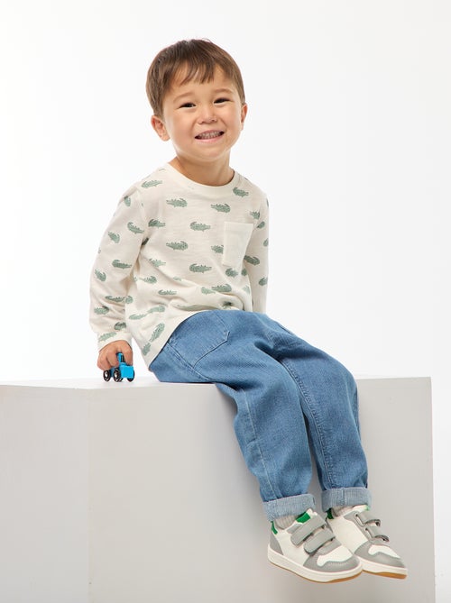 Camiseta de punto con bolsillo en el pecho - Kiabi