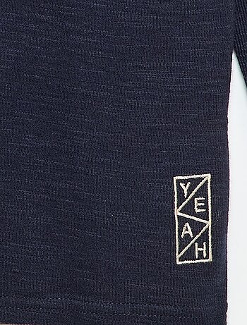 Camiseta de punto con bordado