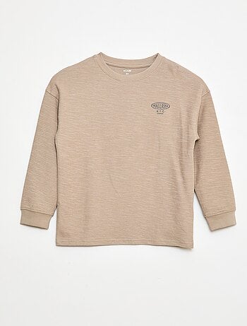 Camiseta de punto con bordado