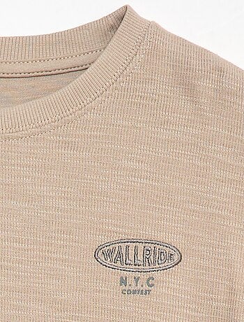 Camiseta de punto con bordado