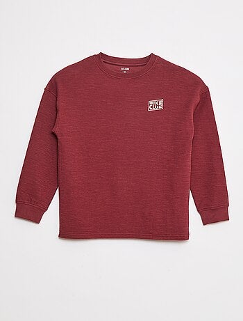 Camiseta de punto con bordado