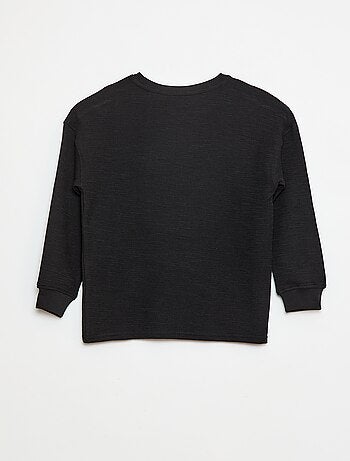 Camiseta de punto con bordado