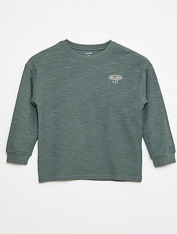 Camiseta de punto con bordado