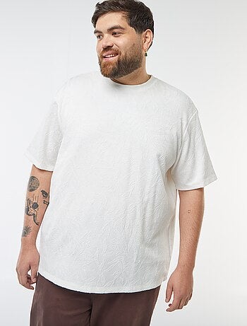 Camiseta de punto con bordados all over