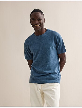 Camiseta de punto con cachemira, MO Fashion