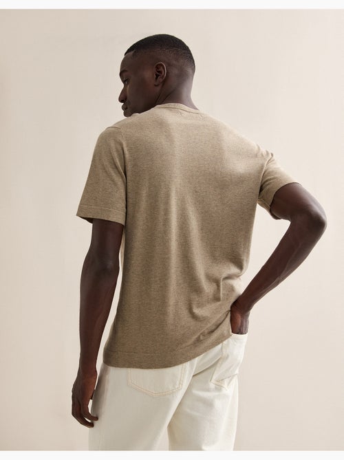 Camiseta de punto con cachemira, MO Fashion - Kiabi Camiseta de punto con cachemira, MO Fashion - Kiabi