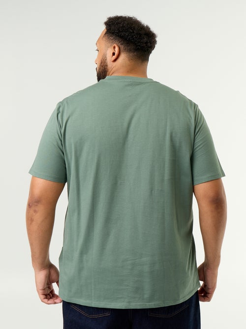 Camiseta de punto con cuello de pico - Kiabi Camiseta de punto con cuello de pico - Kiabi