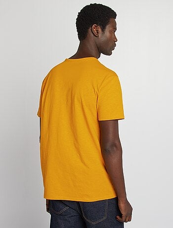 Camiseta de punto con cuello panadero