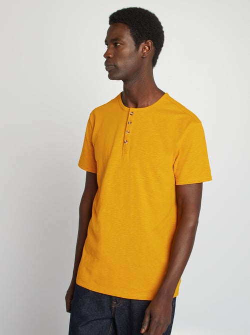 Camiseta de punto con cuello panadero - Kiabi