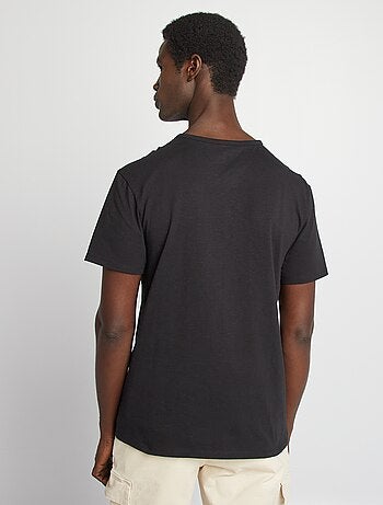 Camiseta de punto con cuello panadero