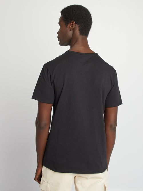 Camiseta de punto con cuello panadero - Kiabi