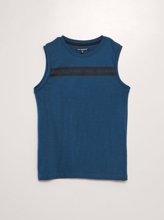 Camiseta de punto con cuello redondo