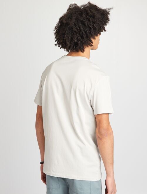 Camiseta de punto con cuello redondo - Kiabi