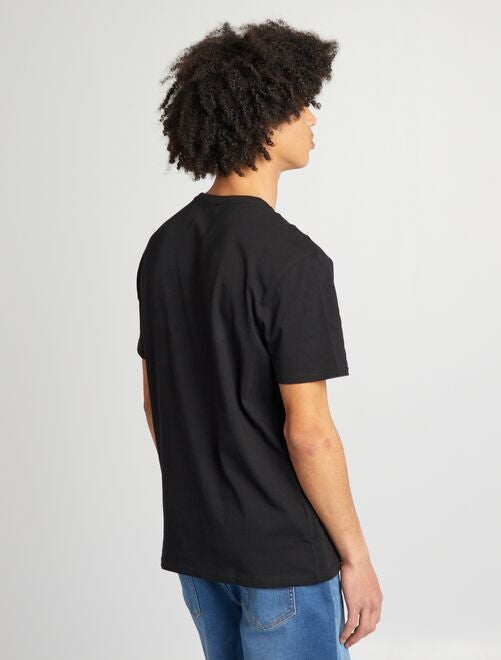 Camiseta de punto con cuello redondo - Kiabi