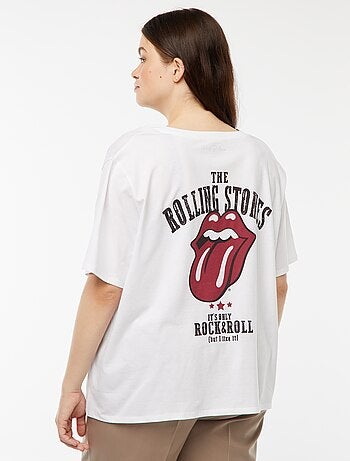 Camiseta de punto con cuello redondo 'The Rolling Stones'