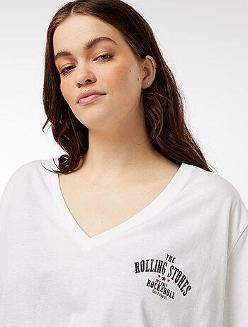 Camiseta de punto con cuello redondo 'The Rolling Stones'