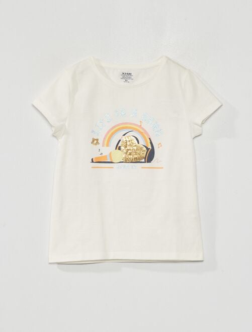 Camiseta de punto con detalle lúdico - Kiabi