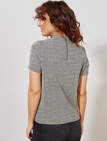 Camiseta de punto con espigas - Kiabi