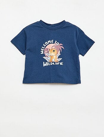 Camiseta de punto con estampado 'Jurassic World'